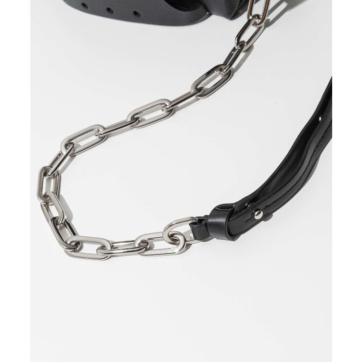 メゾンマルジェラMAISONMARGIELAS56WF0159P4745ショルダーバッグSNATCHEDCLASSIQUESMALLメンズレディースバッグスナッチトスモールチェーンバッグハンドバッグクラッチ本革グレイニーレザーロゴカジュアルプレゼントギフト肩掛けブラック