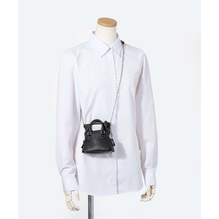 メゾンマルジェラMAISONMARGIELASB1WG0022P5348ショルダーバッグ5ACCLASSIQUEBABYメンズレディースバッグクラシックベイビークロスボディ肩掛け本革レザーチェーンネックストラップカジュアルプレゼントギフトお出掛けブランドおしゃれブラック