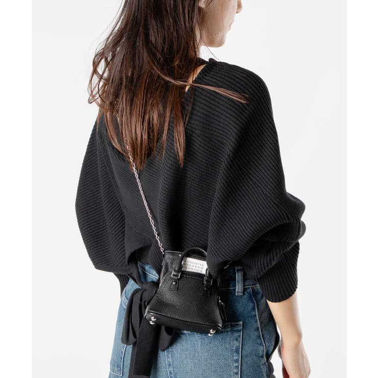 メゾンマルジェラMAISONMARGIELASB1WG0022P5348ショルダーバッグ5ACCLASSIQUEBABYメンズレディースバッグクラシックベイビークロスボディ肩掛け本革レザーチェーンネックストラップカジュアルプレゼントギフトお出掛けブランドおしゃれブラック
