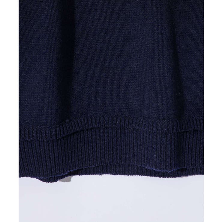 メゾンマルジェラMAISONMARGIELASI1GP0001S18064ニットSWEATERメンズトップス長袖エルボーパッチセータークルーネックロングスリーブリブ編み4ステッチ秋冬ネイビーXSSML