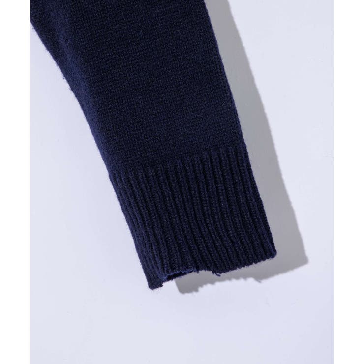 メゾンマルジェラMAISONMARGIELASI1GP0001S18064ニットSWEATERメンズトップス長袖エルボーパッチセータークルーネックロングスリーブリブ編み4ステッチ秋冬ネイビーXSSML