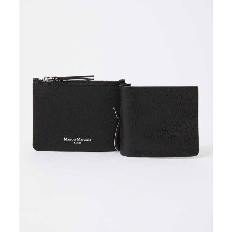 メゾンマルジェラMAISONMARGIELASA1UI0004P4806二つ折り財布メンズ財布ミニ財布小銭入れレザー本革ウォレットスリムロゴ4ステッチカードケースプレゼントコンパクトギフトブランドお祝い記念WALLETSLIM2PINCERミスティローズブラック
