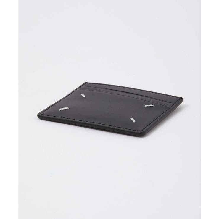 メゾンマルジェラMAISONMARGIELASA1VX0009P4745カードケースメンズカードホルダーレザービジネスパスケースロゴ4ステッチプレゼントお祝い通勤通学コンパクトギフトCARDHOLDERSLIM6CCホワイトブラック