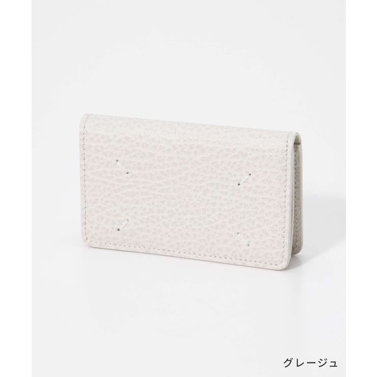 メゾンマルジェラMAISONMARGIELASA3VX0008P4455カードケースレディース4ステッチカードホルダーレザービジネスパスケースブランドロゴプレゼントお祝い通勤通学コンパクトギフト誕生日CARDHOLDERCLIP2ブラック