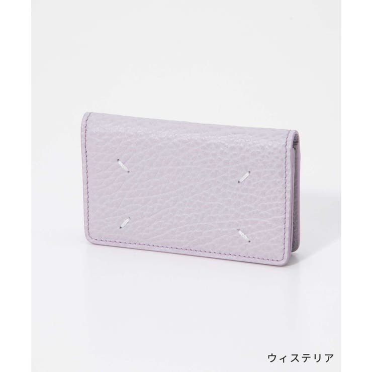メゾンマルジェラMAISONMARGIELASA3VX0008P4455カードケースレディース4ステッチカードホルダーレザービジネスパスケースブランドロゴプレゼントお祝い通勤通学コンパクトギフト誕生日CARDHOLDERCLIP2ブラック