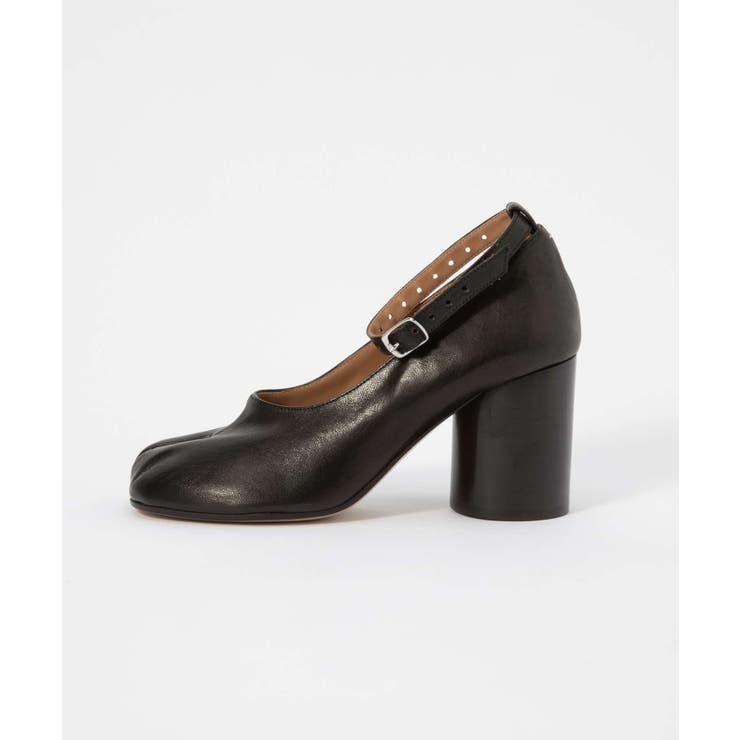 メゾンマルジェラMAISONMARGIELAS34WL0021P3753パンプスTABIPUMPSレディースシューズタビ革靴レザーハイヒールカジュアルビジネス足袋通勤アンクルストラップブランドプレゼントギフトT8013ブラック22.0～26.5cm