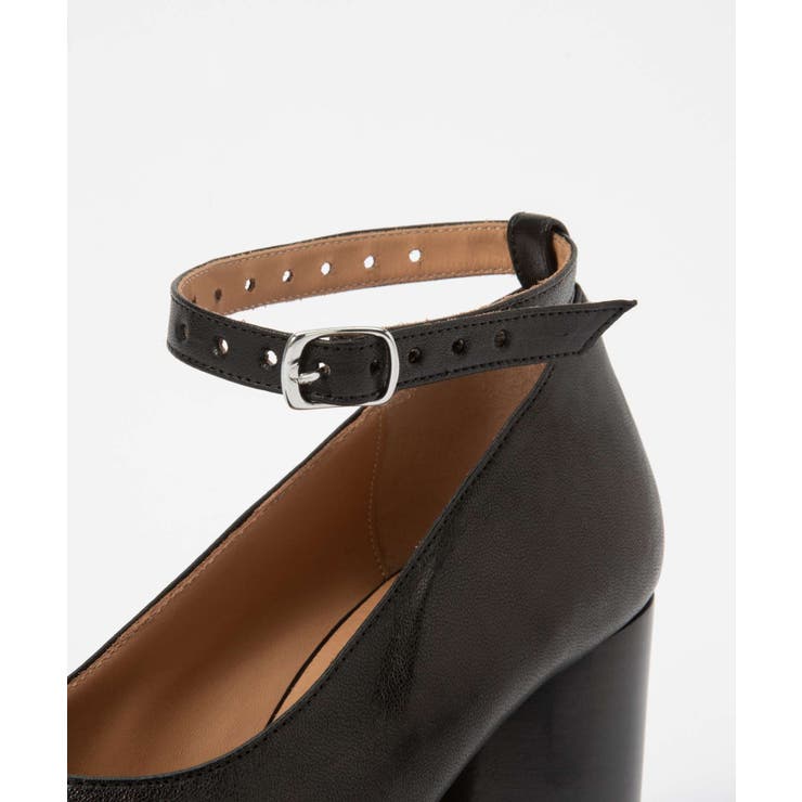 メゾンマルジェラMAISONMARGIELAS34WL0021P3753パンプスTABIPUMPSレディースシューズタビ革靴レザーハイヒールカジュアルビジネス足袋通勤アンクルストラップブランドプレゼントギフトT8013ブラック22.0～26.5cm