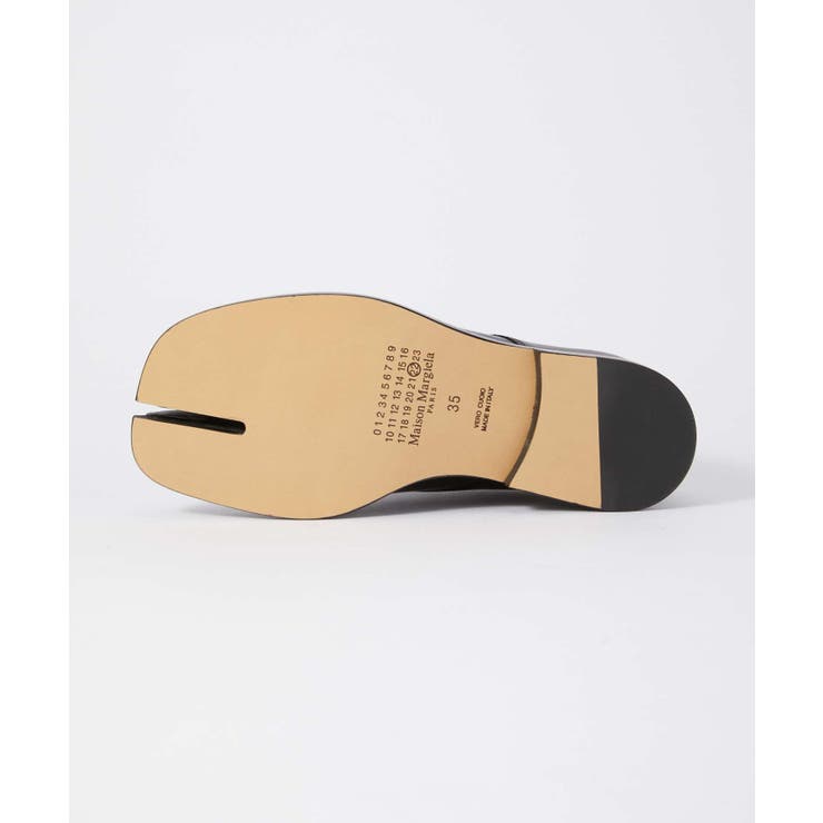 メゾンマルジェラMAISONMARGIELAS34WQ0021P3292ローファーレディースシューズタビ革靴ビジネスシューズレザーTABI足袋カジュアルビジカジ通勤オフィスレースアップシューズシンプルブランドプレゼントギフトTABILACE-UPブラック22.0～24.3cm