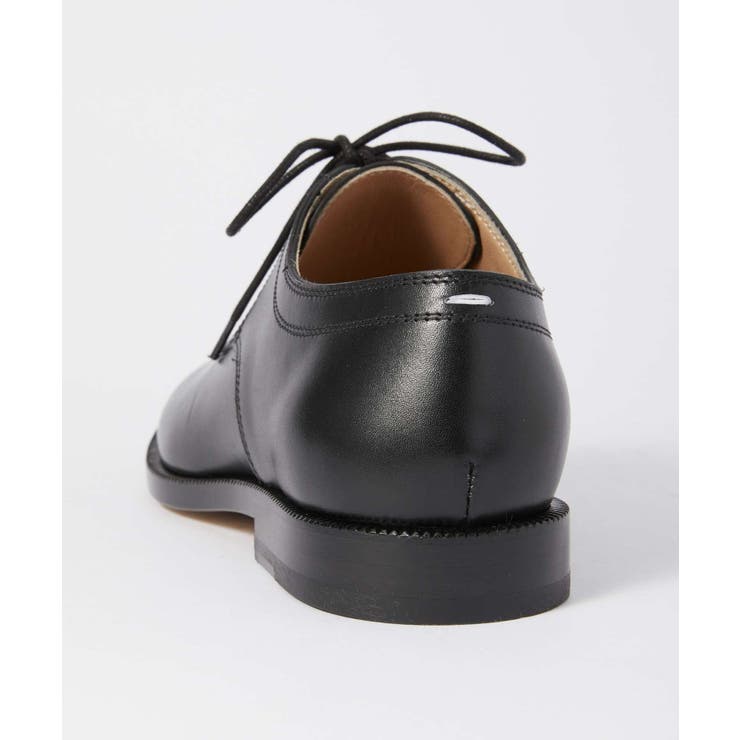 メゾンマルジェラMAISONMARGIELAS34WQ0021P3292ローファーレディースシューズタビ革靴ビジネスシューズレザーTABI足袋カジュアルビジカジ通勤オフィスレースアップシューズシンプルブランドプレゼントギフトTABILACE-UPブラック22.0～24.3cm