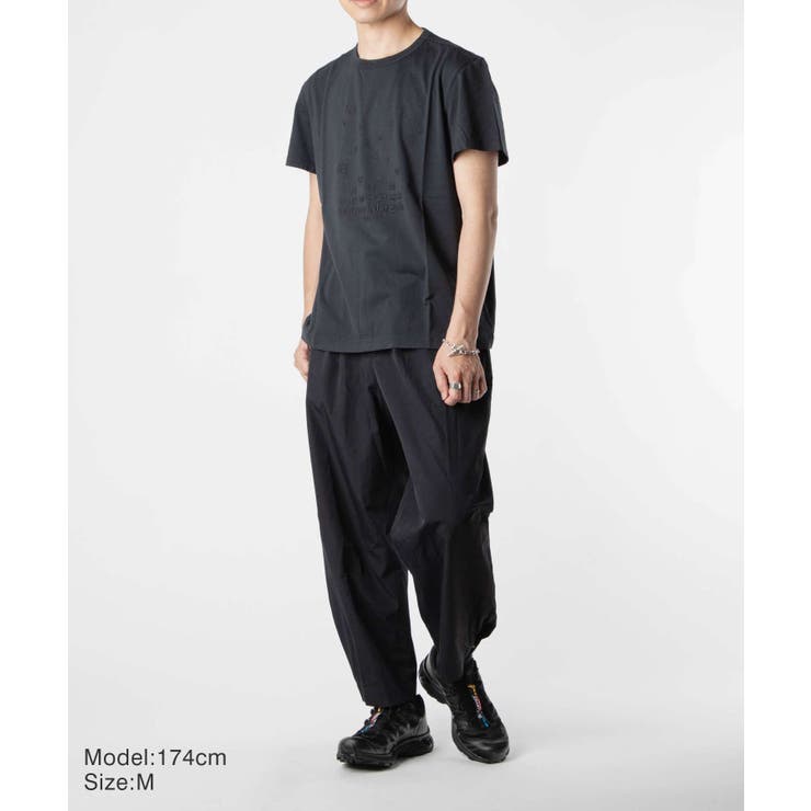 メゾンマルジェラMAISONMARGIELAS50GC0684S22816Tシャツメンズトップス半袖カットソーロゴTナンバリングクルーネックカジュアルシンプル春夏コットン綿チャコールXSSML