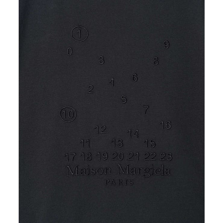 メゾンマルジェラMAISONMARGIELAS50GC0684S22816Tシャツメンズトップス半袖カットソーロゴTナンバリングクルーネックカジュアルシンプル春夏コットン綿チャコールXSSML