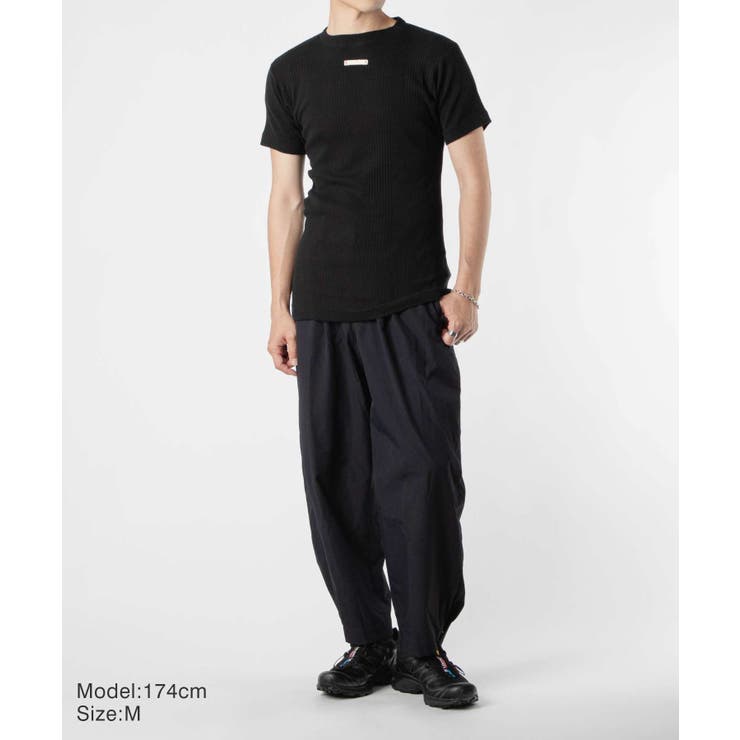 メゾンマルジェラMAISONMARGIELAS50GC0688S24430Tシャツメンズトップス半袖カットソークルーネックカジュアルシンプル春夏コットン綿T-SHIRTエクリュブラックXSSMLXL