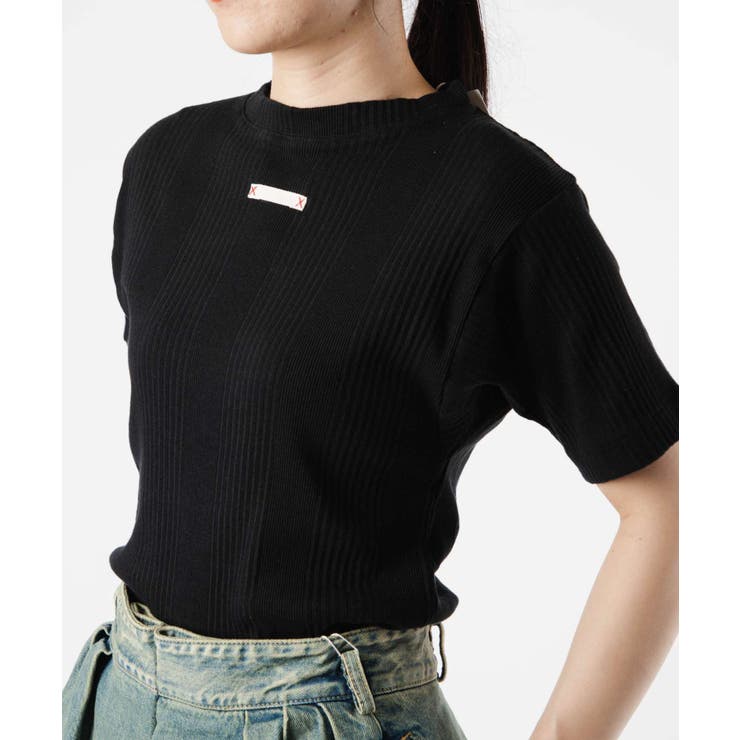 メゾンマルジェラMAISONMARGIELAS50GC0688S24430Tシャツメンズトップス半袖カットソークルーネックカジュアルシンプル春夏コットン綿T-SHIRTエクリュブラックXSSMLXL