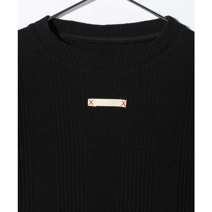 メゾンマルジェラMAISONMARGIELAS50GC0688S24430Tシャツメンズトップス半袖カットソークルーネックカジュアルシンプル春夏コットン綿T-SHIRTエクリュブラックXSSMLXL