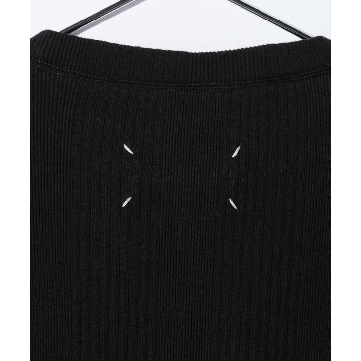 メゾンマルジェラMAISONMARGIELAS50GC0688S24430Tシャツメンズトップス半袖カットソークルーネックカジュアルシンプル春夏コットン綿T-SHIRTエクリュブラックXSSMLXL