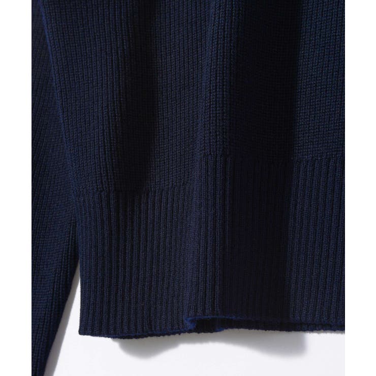 メゾンマルジェラMAISONMARGIELASI1HA0012S17781ニットメンズトップス長袖スティッチ春秋シンプルコットンウールPULLOVERネイビーSML