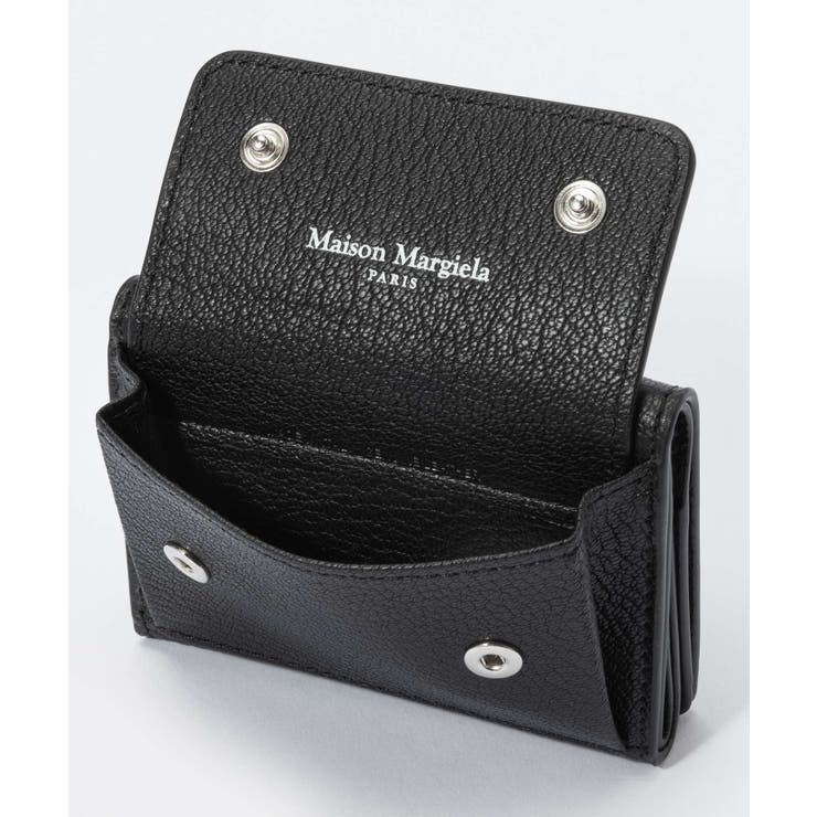 メゾンマルジェラMAISONMARGIELASA3UI0012P4806三つ折り財布レディース財布ミニ財布レザー本革小銭入れコンパクトウォレットシンプル4ステッチお祝い記念コンパクト財布T2003アイボリー