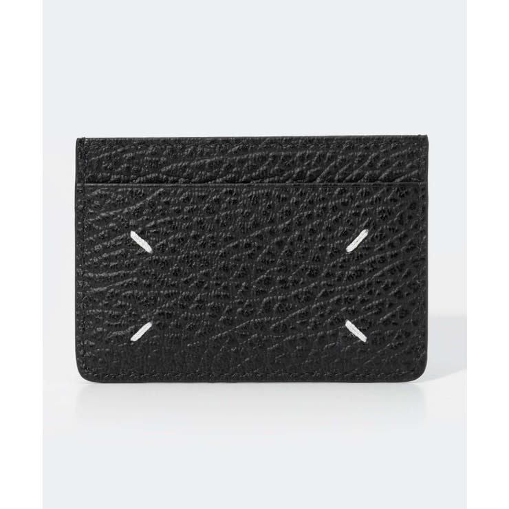 メゾンマルジェラMAISONMARGIELASA1VX0005P4455カードケースCARDHOLDERSLIM3CCメンズレディースファッション小物4ステッチカードホルダー名刺入れレザービジネスパスケースブランドロゴプレゼントお祝い通勤通学コンパクトギフトブラック
