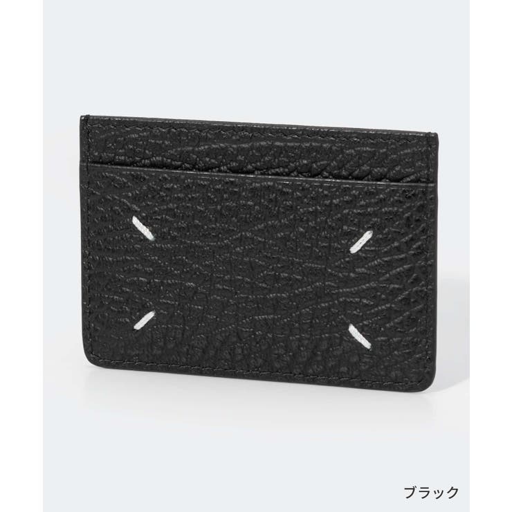 メゾンマルジェラMAISONMARGIELASA1VX0005P4455カードケースCARDHOLDERSLIM3CCメンズレディースファッション小物4ステッチカードホルダー名刺入れレザービジネスパスケースブランドロゴプレゼントお祝い通勤通学コンパクトギフトブラック