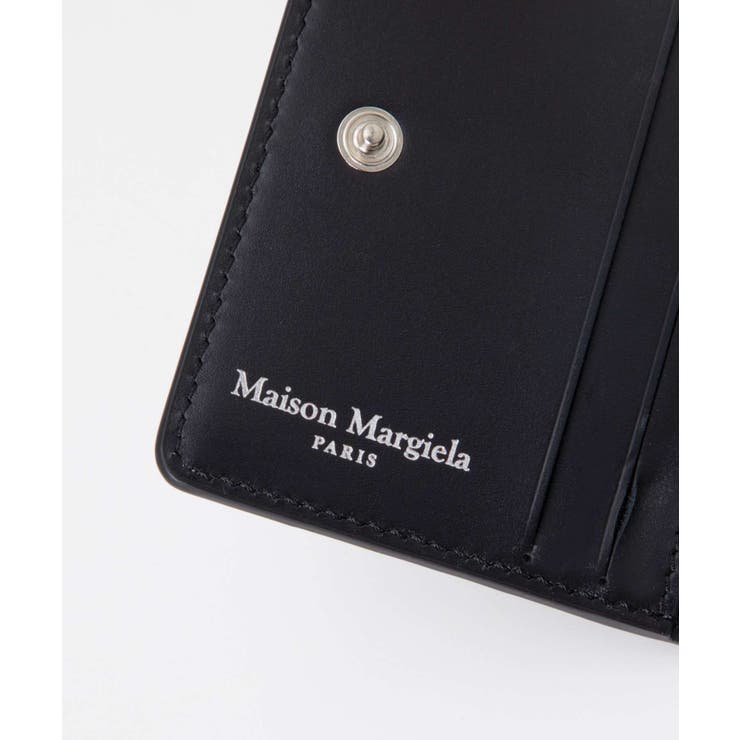 メゾンマルジェラMAISONMARGIELASA2UI0003P4745カードケースメンズレディース財布4ステッチキーリングレザー本革ブランドロゴプレゼントコンパクトウォレットギフトお祝い記念T8013ブラックCARDHOLDERCLIP2KEYRING