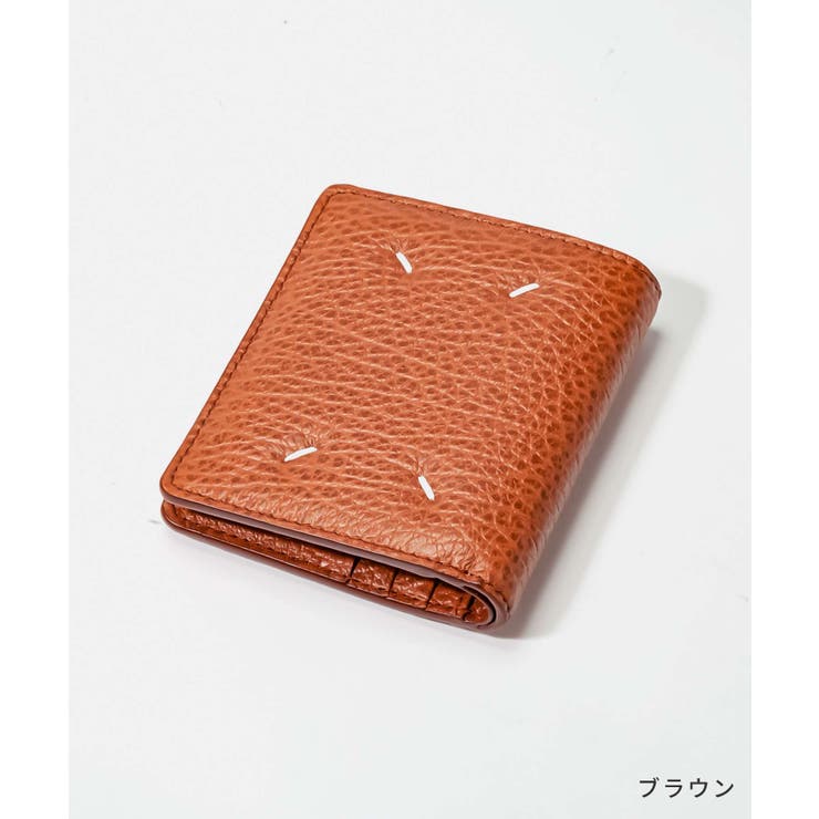 メゾンマルジェラMAISONMARGIELAS56UI0140P4455二つ折り財布メンズレディース財布ミニ財布小銭入れシンプルレザー本革ラウンドファスナーロゴプレゼントコンパクトウォレット折り畳み無地ギフトブランド黒お祝い記念T8013ブラック
