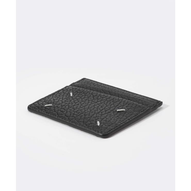 メゾンマルジェラMAISONMARGIELASA1VX0006P4455カードケースレディース4ステッチカードホルダーレザービジネスパスケースブランドロゴプレゼントお祝い通勤通学コンパクトギフト誕生日CARDHOLDERSLIM6CCブラック