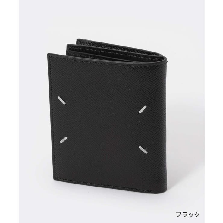 メゾンマルジェラMAISONMARGIELASA1UI0020P4745二つ折り財布レディース財布フリップフラップウォレットミニ財布小銭入れレザー本革ロゴ4ステッチカードケースプレゼントコンパクトギフトブランドお祝い記念WALLETFLIPFLAPSMALLブラック