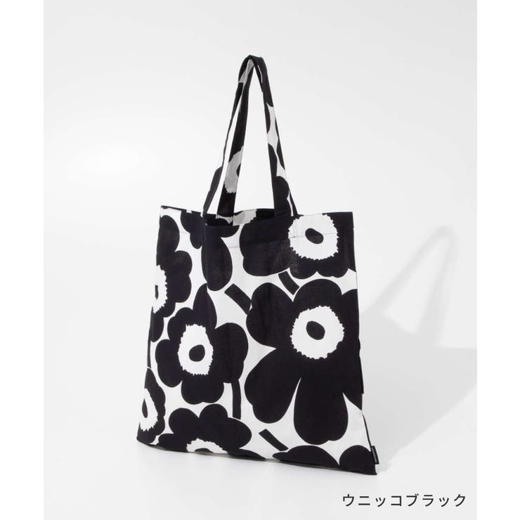 マリメッコMarimekko072557トートバッグレディースバッグピエニウニッコお出かけ通勤通学肩掛け折りたたみサブバッグ旅行軽量プレゼントお祝い記念ギフトPieniUnikkobagブラウン×ブルー