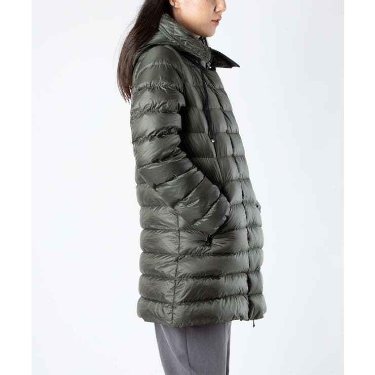 モンクレールMONCLER1B559-00-5396Qジャケットレディースアウターライトダウンコートロングダウンジャケットナイロンビジネスアウトドアカジュアル保温防風軽量防寒着秋冬おしゃれギフトプレゼントGNOSIAカーキー0/2/3