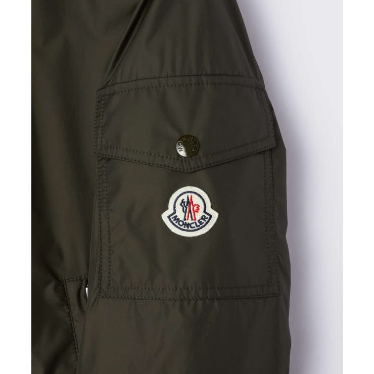モンクレールMONCLER1A7320068352ジャケットメンズアウターKERALLEナイロンブルゾンジップアップスプリングコート835フード内蔵カーキ123