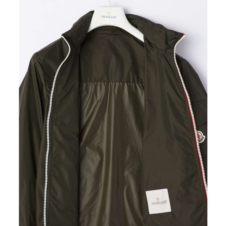 モンクレールMONCLER1A7320068352ジャケットメンズアウターKERALLEナイロンブルゾンジップアップスプリングコート835フード内蔵カーキ123