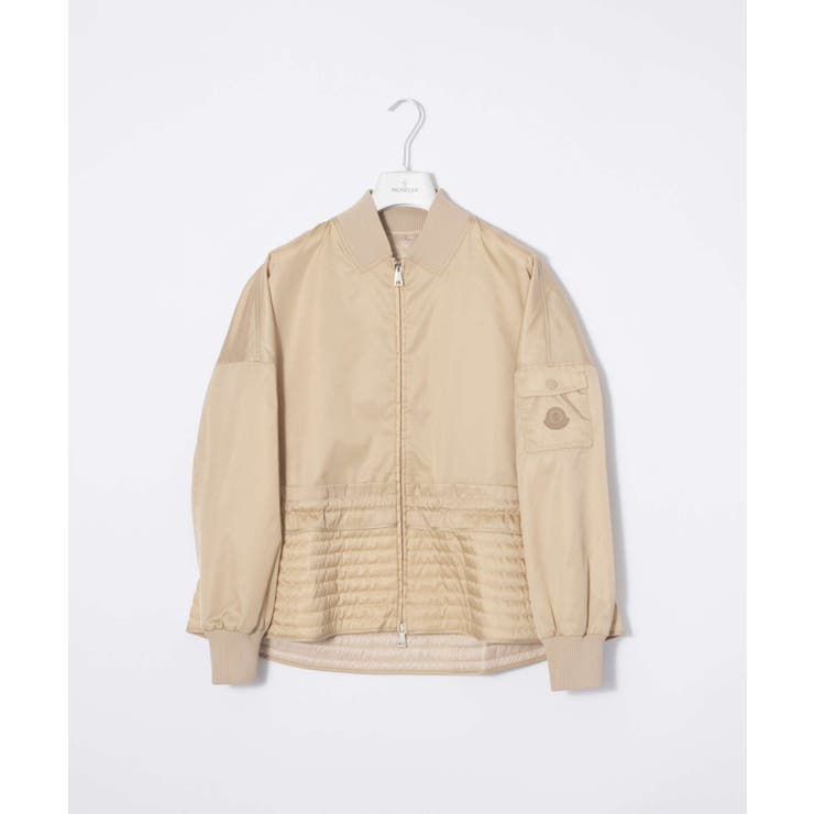 モンクレールMONCLER1A7540053404ジャケットレディースアウターボンバージャケットナイロンビジネスアウトドアカジュアルBALDAHGIUBBOTTOベージュ0001234