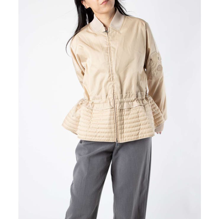 モンクレールMONCLER1A7540053404ジャケットレディースアウターボンバージャケットナイロンビジネスアウトドアカジュアルBALDAHGIUBBOTTOベージュ0001234