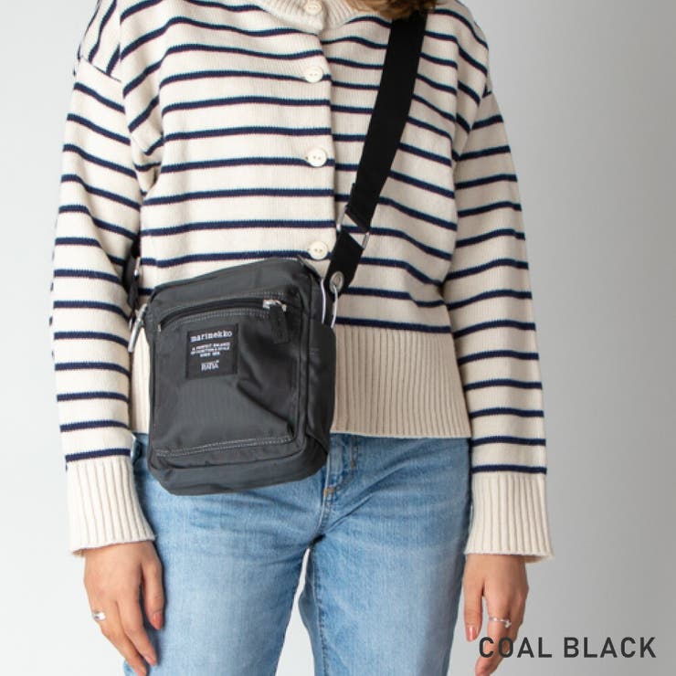 マリメッコMarimekko26992ショルダーバッグROADIEレディースバック肩掛けカジュアルCASH&CARRYシンプルローディーROADIEお出かけアウトドア黒お手軽お祝いプレゼント斜め掛け記念ブラック