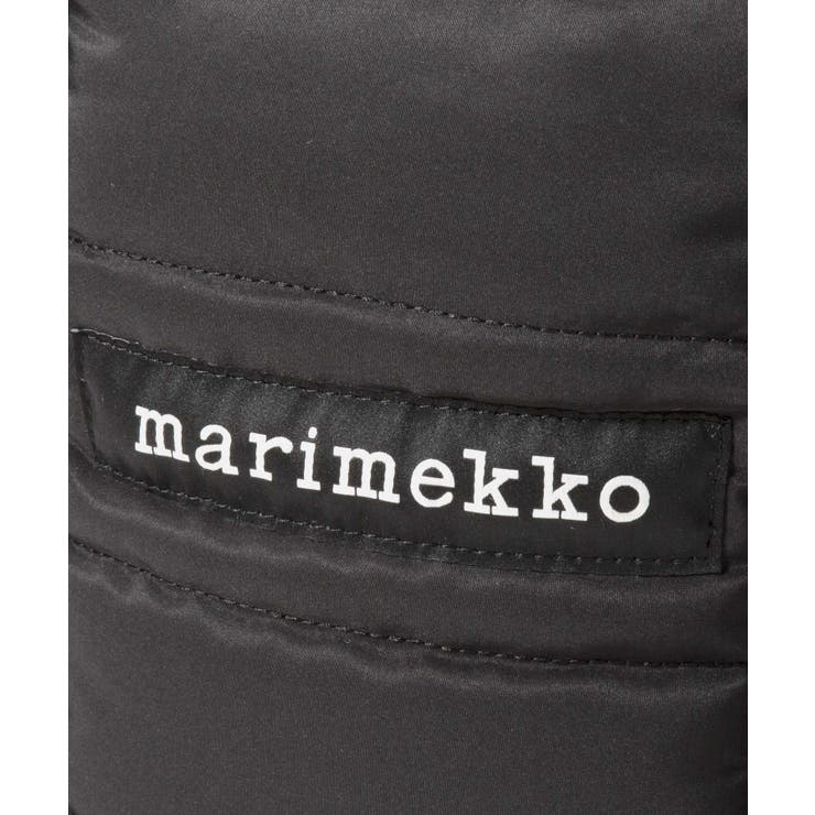 マリメッコMarimekko090805ショルダーバッグレディースバッククロスボディ斜め掛けカジュアルロゴシンプルお出かけBAGギフトプレゼント軽いお祝い009軽量ブラック【2022SS】