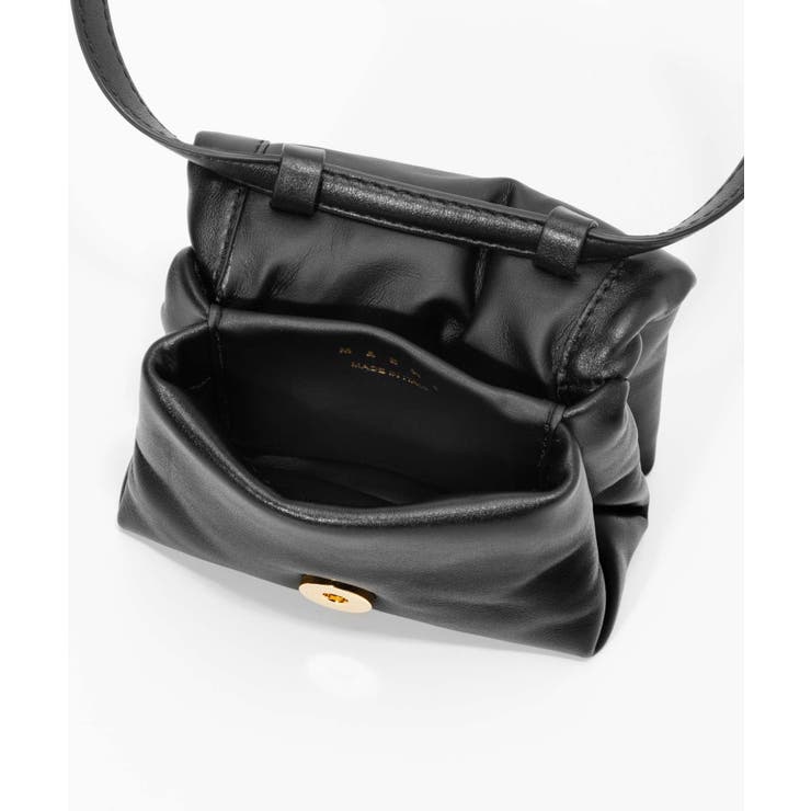 マルニMARNIPHMO0033U0P5298クラッチバッグレディースバッグミニプリズマポーチレザーお出掛けハンドバッグ旅行ブランドおしゃれプレゼントギフト贈り物シンプル誕生日記念お祝いMINIPRISMAPOUCHBAGブラック