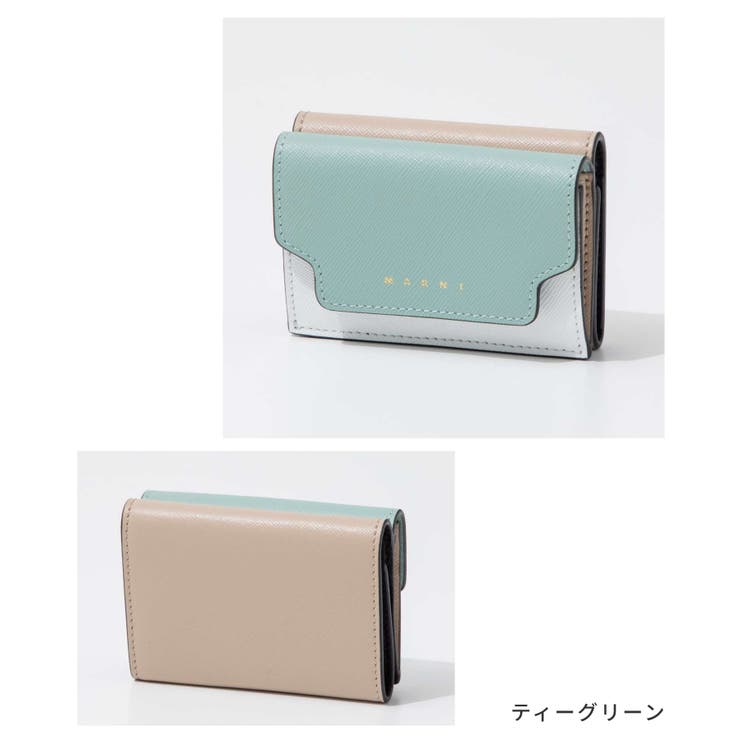 マルニ MARNI 三つ折り財布[品番：TRDW0001074]｜U-STREAM（ユー