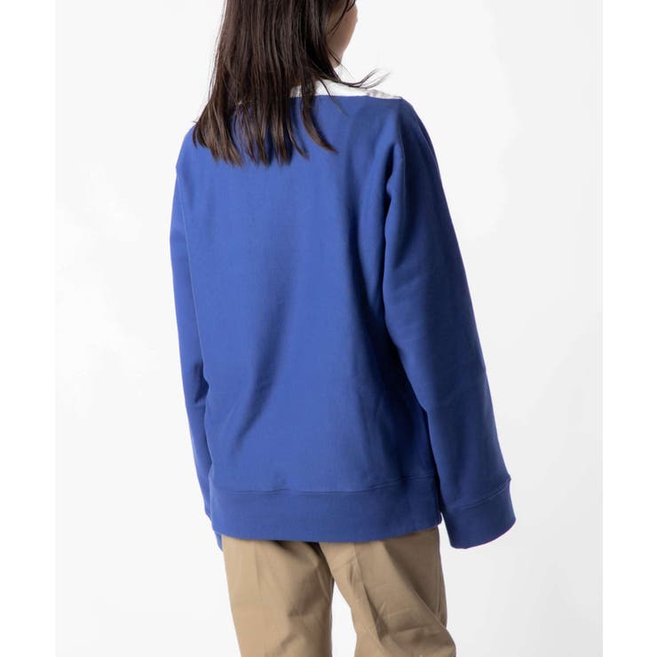 マルニMARNIFLJE0130PYUSCU55トレーナーメンズトップス長袖スウェットタクタイルレタリングロゴ裏起毛カジュアルシンプルコットンオーバーサイズ綿プレゼントギフトブルー363840