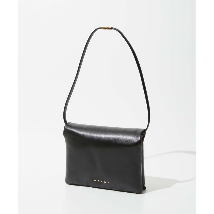 マルニMARNIPHMO0032U0P5298クラッチバッグレディースバッグプリズマレザーお出掛けハンドバッグ旅行ブランドおしゃれプレゼントギフト贈り物シンプル誕生日記念お祝いPRISMAブラック