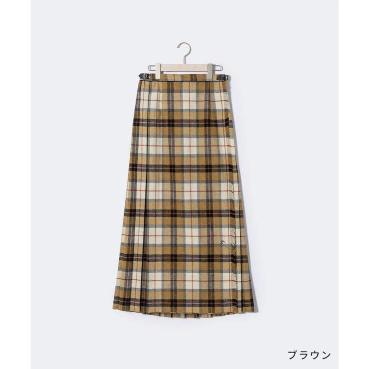 【正規品】オニールオブダブリンO'NEILOFDUBLIN5093WPスカートレディースボトムスチェック柄丈93cmウールロング丈マキシ丈キルトラップスカート巻きスカートロングスカート秋冬防寒暖かい全6色810