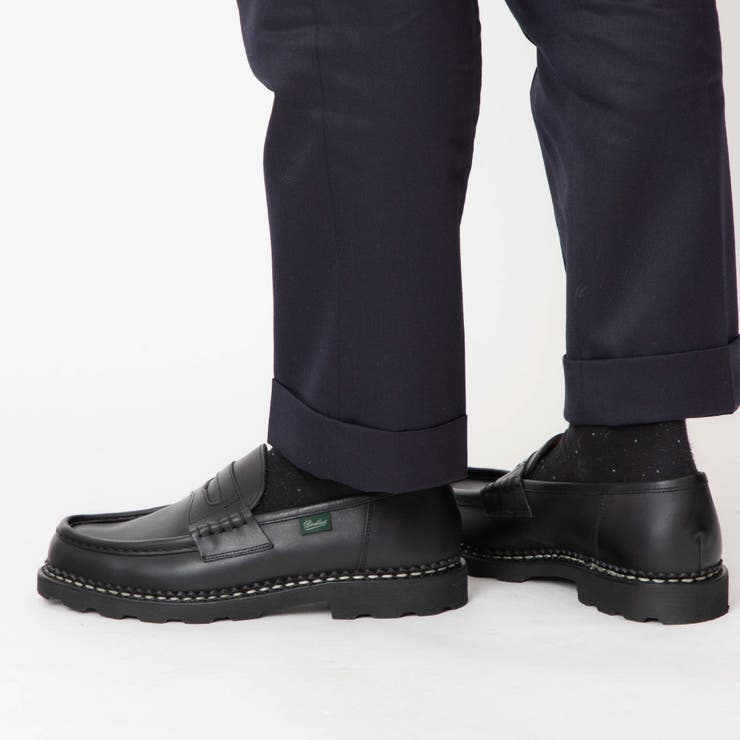 パラブーツPARABOOT99412ビジネスシューズREIMSランスメンズシューズローファーレザー革靴本革ノワールブラックBLACK通勤通学紳士靴プレゼントギフト25～28cm