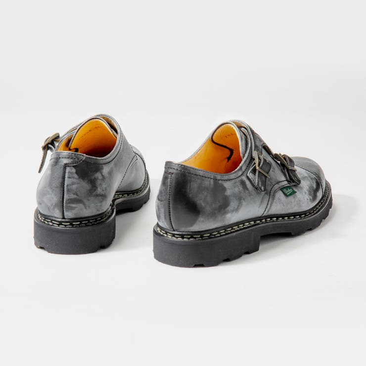 パラブーツPARABOOT981412ビジネスシューズウィリアムWILLIAMメンズレディースシューズダブルモンクブラックnoirローファーレザーブラウン革靴本革フランス製通勤通学紳士靴プレゼントギフトブラック24～28cm