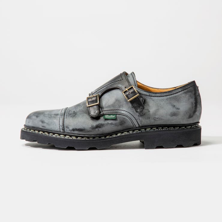 パラブーツPARABOOT981412ビジネスシューズウィリアムWILLIAMメンズレディースシューズダブルモンクブラックnoirローファーレザーブラウン革靴本革フランス製通勤通学紳士靴プレゼントギフトブラック24～28cm