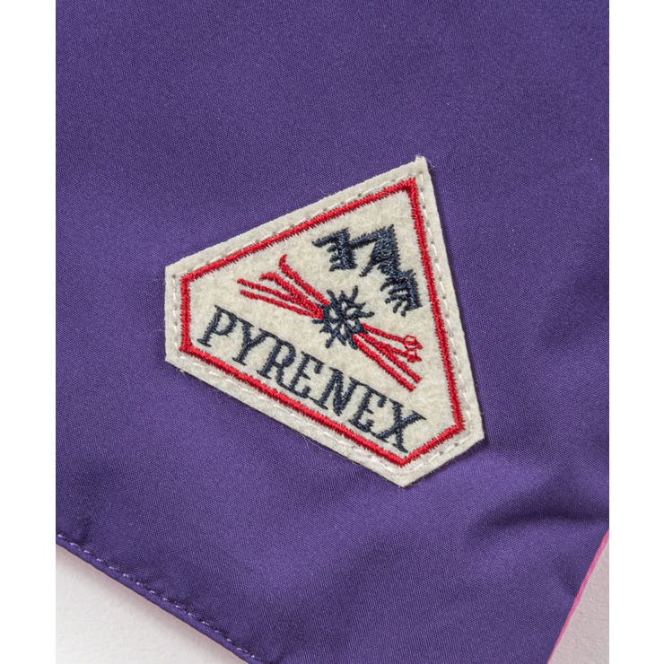 ピレネックスPYRENEXHUS005マフラーLUCIANAメンズレディースファッション小物ダウンマフラールシアナロゴ撥水ロゴパッチおしゃれプレゼントギフト贈り物誕生日記念お祝い秋冬防寒ブラックマルベリー