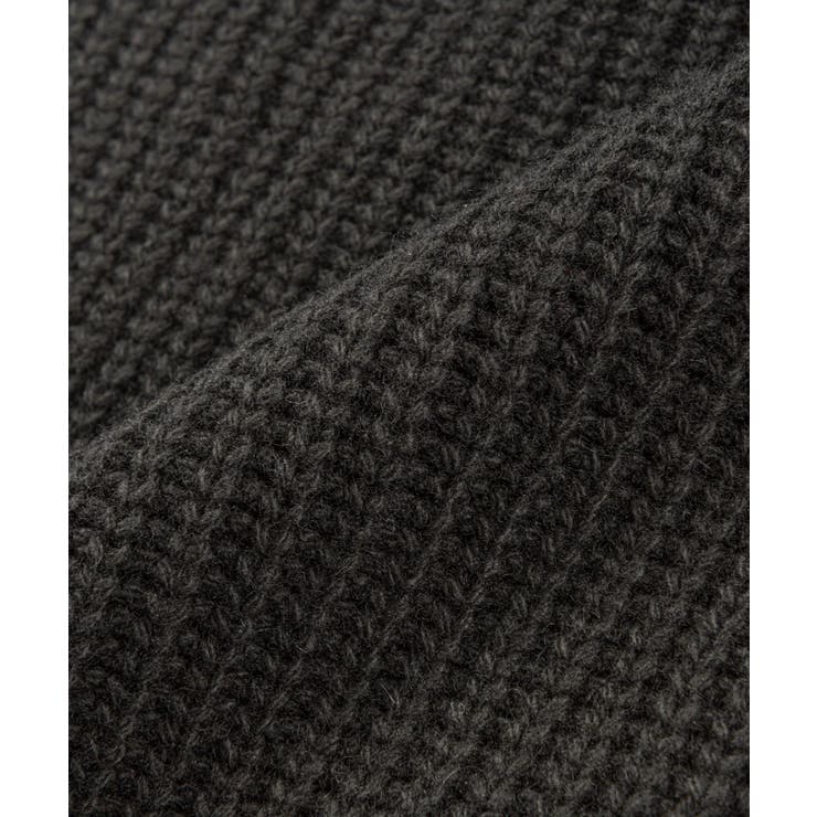 ピレネックスPYRENEXHUS006マフラーORNEOメンズレディースファッション小物ウールカシミヤロゴストールリブニットロゴパッチおしゃれプレゼントギフト贈り物誕生日記念お祝い秋冬防寒カーキブラックカーキ