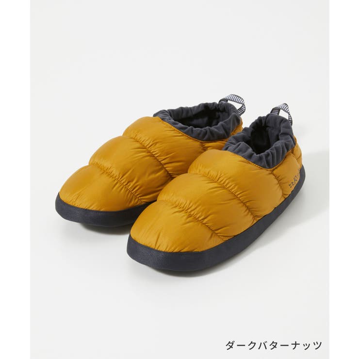 ラブRabQAJ-03スリッパDownHutSlipperメンズレディースシューズダウンハットスリッパテントシューズスリッポン軽量ルームシューズキャンプアウトドアユニセックスダークバターナッツアトランティスベルーガディープインクMLXL