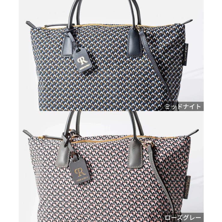 ロベルタピエリ　トートバッグ　ミッドナイト ROBERTA PIERI [ロベルタピエリ] TATAMI MINI DUFFLE〔2WAY