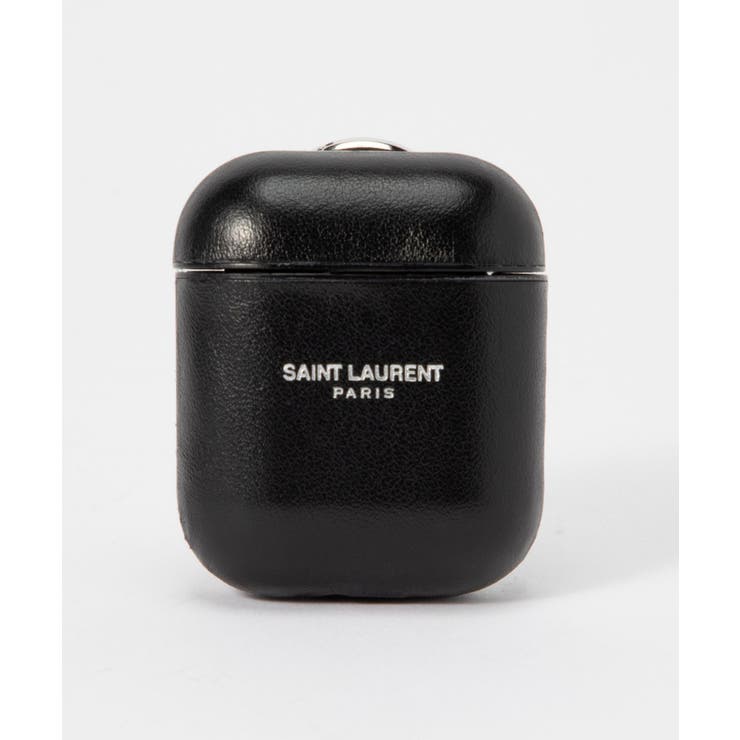 サンローランSAINTLAURENT6356480O7TNイヤホンケースメンズレディースファッション小物パリイアフォンポーチレザーAirPodsエアーポッズ小物入れケースコンパクトロゴトラベルプレゼントギフトエアポッズ贈り物記念airpodscaseブラック