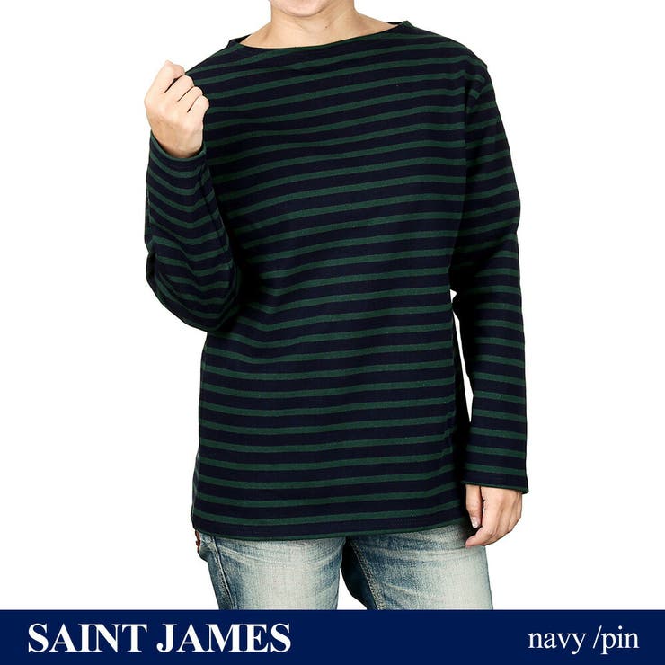 セントジェームス＊ SAINT JAMES セントジェームス ボーダー バスクシャツ ロンT