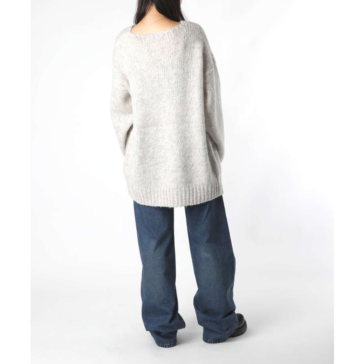 【正規品】トリコットジーンマルクTRICOTSJEANMARCNATHANカーディガンレディースアウター長袖ニット秋冬シンプルふんわりエクリュデニム